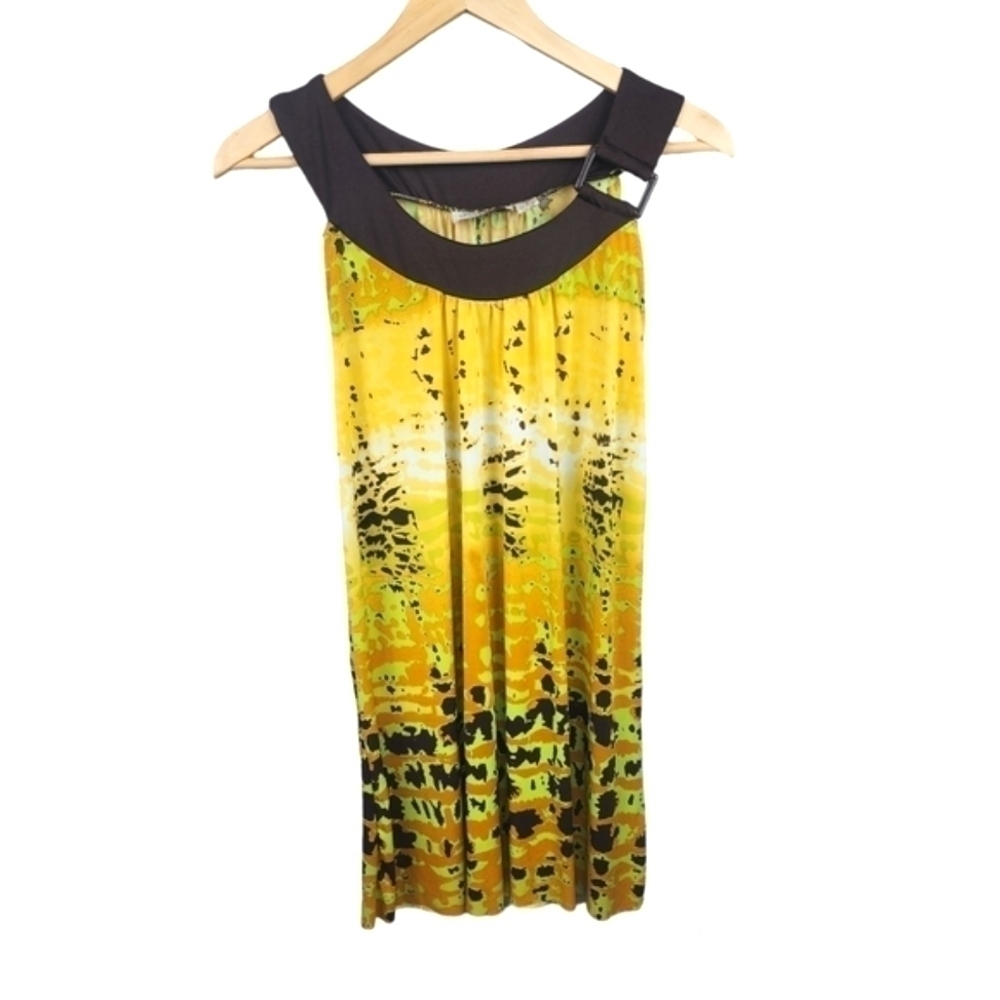 GOLD FALVA Sleeveless Blouse Size 16